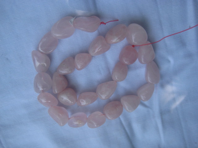 Rose Quartz Beads love, gentleness, emotional healing, release of stress, unconditional love  3339